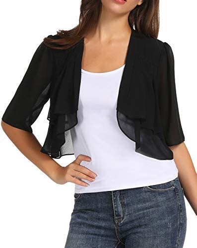 lightweight shrug for summer black.